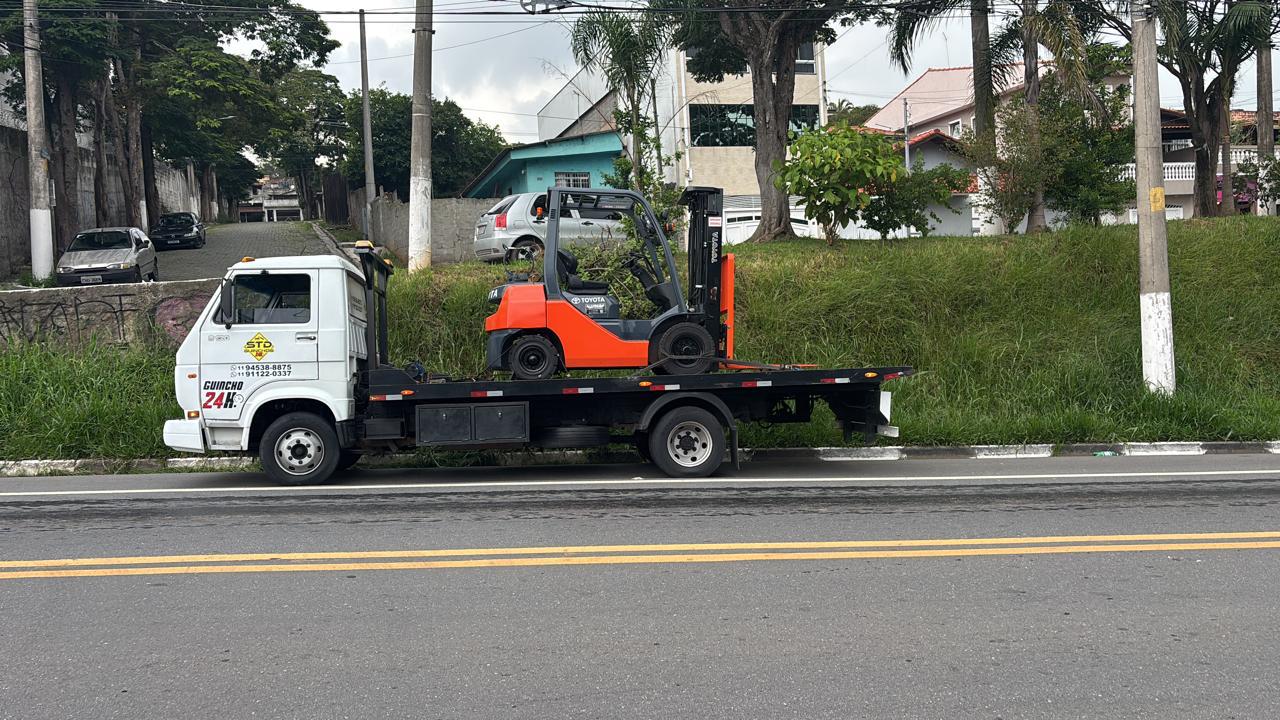 Transporte de empilhadeira